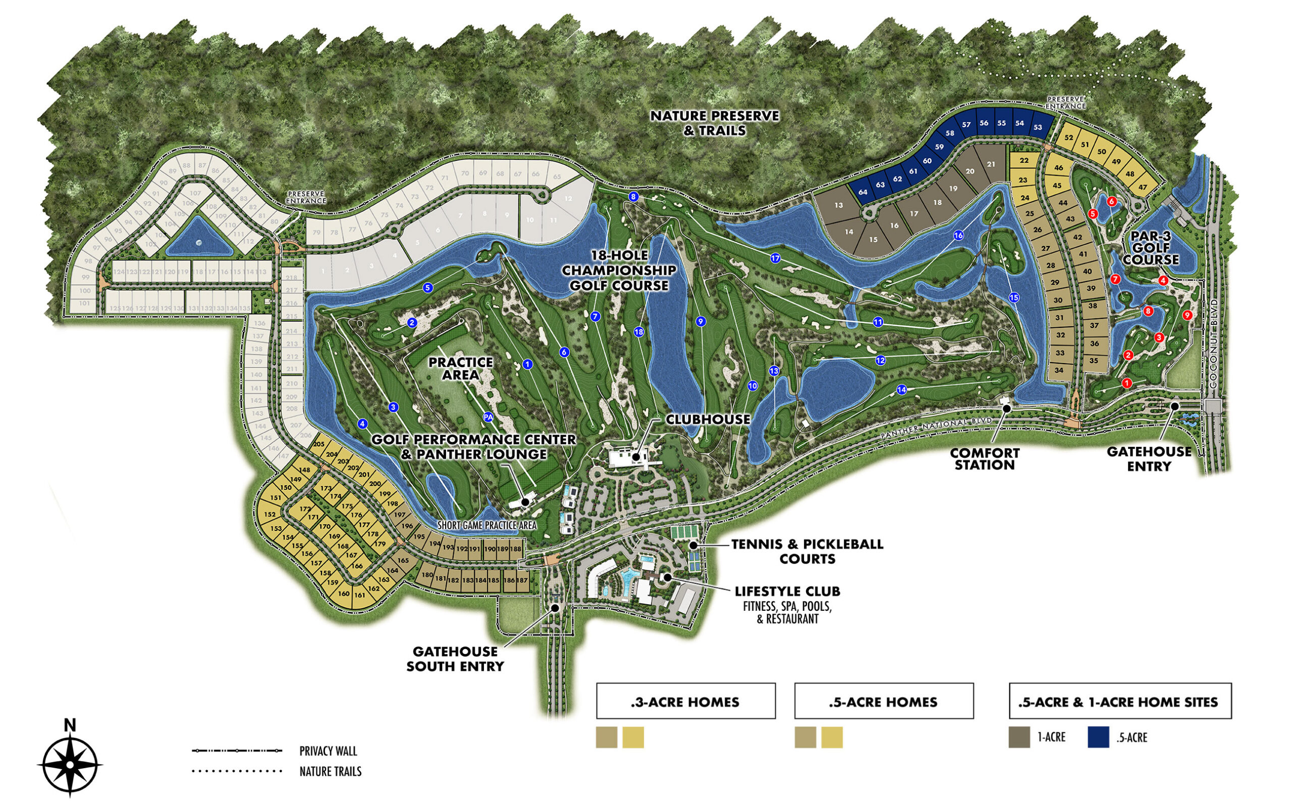 Panther National Site Plan